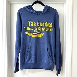 The Beatles Yellow Submarine Blue Graphic Sweatshirt, Size L, NWT